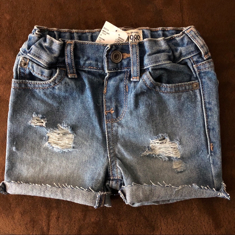 Children’s Place Handmade Ripped Jean Shorts